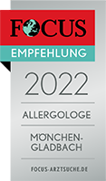 Focus Empfehlung 2022: Allergologe Mönchengladbach